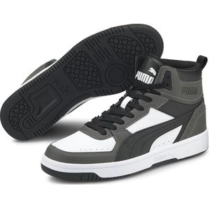 PUMA Rebound JOY Unisex Sneakers - DarkShadow/Black/White - Maat 44