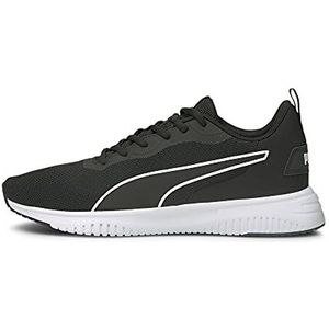 Puma Flyer Flex Dames Sportschoenen - Zwart/Wit - Fitness - Maat 37,5