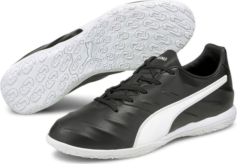 Puma - King Pro 21 It - Voetbalschoen - Zwart - Super Zacht Premium K-Leer