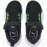 PUMA - Flyer Runner - Hardloopschoenen - Groen/Zwart/Grijs - Ademend Bovenwerk