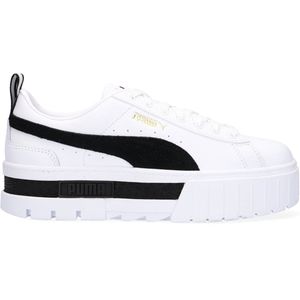 PUMA Mayze Lth Wn's Dames Trainingsschoenen, Wit, 39 EU