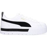 Puma Mayze Lth Wn Lage sneakers - Leren Sneaker - Dames - Wit