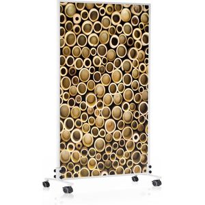 Infrarood verwarmingspaneel vrijstaand | Infrarood verwarming verplaatsbaar met afbeelding Stand 03 | 450W