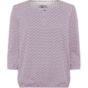 Olsen Rundhalsshirt (1-tlg) mit grafischer Allover-Print