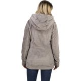 DENIMFY - DFMila - Jas - Grijs - Fleece - Regular Fit