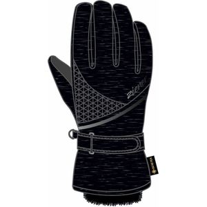 Ziener Kiana Ski-handschoenen voor dames, wintersport, waterdicht, ademend, warm, Gore-Tex, black ink spark, 8
