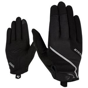 Ziener CLYO Touch Fietshandschoenen voor heren, lange fietshandschoenen, lange handschoenen met touchscreen-functie, ademend, zwart, 6,5