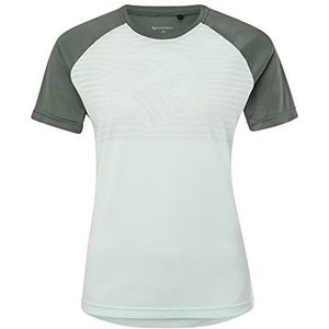 Ziener Dames Nabuca functioneel shirt - fiets, outdoor, fitness, sport - ademend, sneldrogend, korte mouwen,