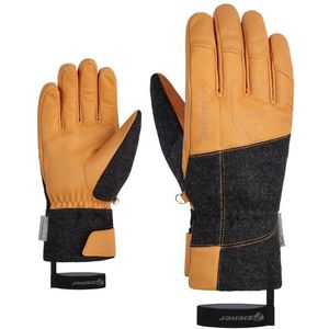 Ziener Goghofer Tan 7 Skihandschoenen, wintersport, extra warm, PFC-vrij, wol