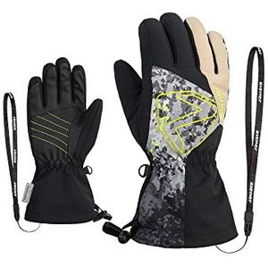 Ziener Kinderen Laval ski handschoenen / wintersport | waterdicht, extra warm, wol, Galaxy Print, 7,5
