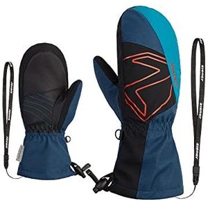 Ziener Lavalino skihandschoenen voor kinderen, waterdicht, extra warm, wol hale navy stru, 7,5