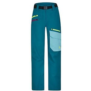 Ziener Aileen Skibroek voor meisjes, sneeuwbroek, waterdicht, winddicht, warm, Blue Sea, 104 EU