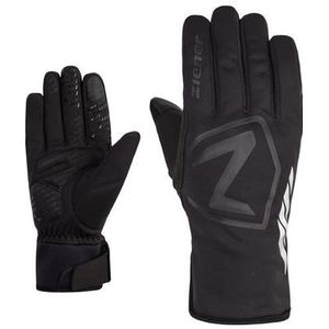 Ziener DAQUA Fietshandschoenen voor heren, winter, waterdicht, softshell, gevoerd, zwart, 9,5