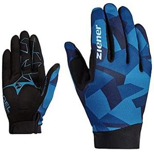 Ziener CNUT Fietshandschoenen voor heren, lange vingers met touch-functie, ademend, absorberend, Galaxy Blue, 6,5