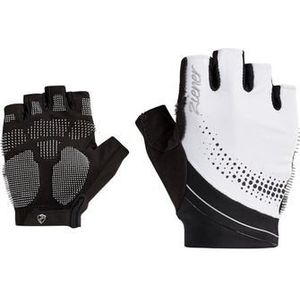 Ziener Gants de cyclisme COKKO pour femme | Doigts courts – respirants, amortissants, blancs, 6,5