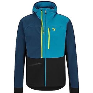 Ziener NIKADO Hybrid-/Actief jack voor heren | ademend, winddicht, ventilatie, hale navy.teal crystal, 52