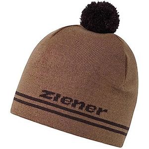 Ziener Bonnet à pompon unisexe chaud tricoté doublé Imhan