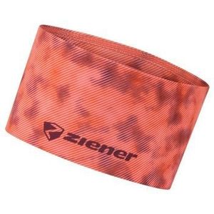 Ziener IMMRE hoofdband voor kinderen, powerstretch, ademend, roze streep print, S