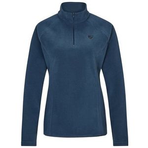 Ziener Jemila Skipullover voor dames, skirolli, functioneel shirt | lange mouwen, ademend, fleece, warm, marineblauw, 38