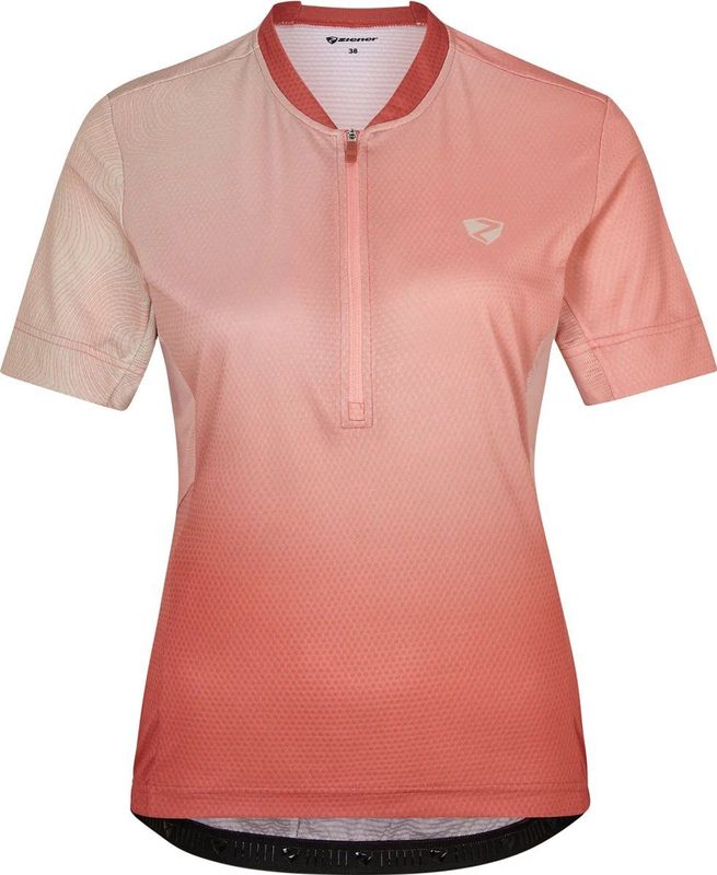 Ziener - Naladia - Fietsshirt - Dames - Korte Mouwen - Ademend - Sneldrogend - Elastisch