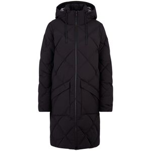 Ziener TALASI winterjas voor dames, warm, ademend, waterdicht, knielang, zwart, 34