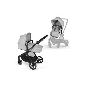CYBEX Gold kinderwagen EOS 2-in-1, reissysteem, vanaf de geboorte tot 22 kg (ca. 4 jaar), Lava Grey