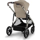 Cybex Gazelle Kinderwagen Almond Beige Taupe Frame