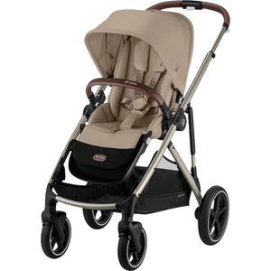 Cybex Gazelle Kinderwagen Almond Beige Taupe Frame