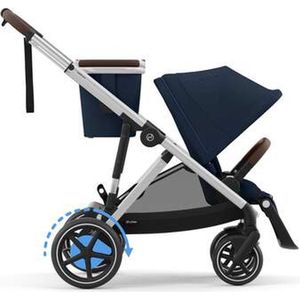 cybex GOLD e-Gazelle S Silver Ocean Blue