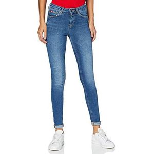 Lee Cooper Dames Pearl Skinny Fit Jeans, Blauw, Standaard