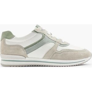 Medicus Suède Sneakers Wit/Beige