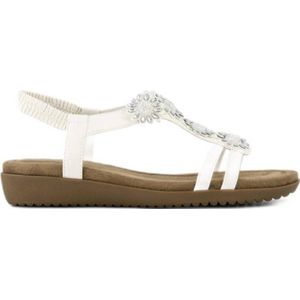 Easy Street - Sandaal - Wit - Imitatieleer