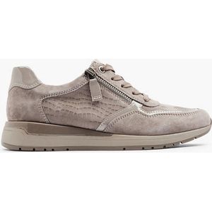 medicus Taupe leren comfort sneaker - Maat 41.5