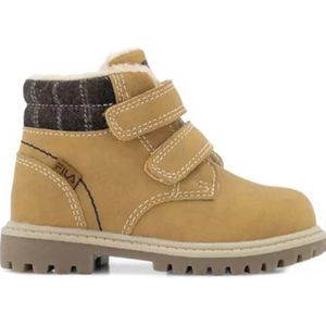 Fila - Enkellaarsjes - Beige - Imitatieleer - Klittenbandsluiting