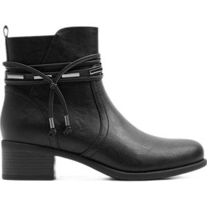 Graceland - Enkellaars - Zwart - Imitatieleer - Ritssluiting