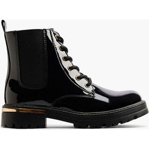 graceland Zwarte veterboot lak - Maat 31