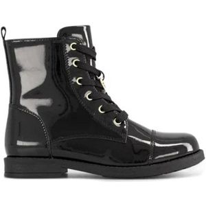 Graceland - Veterboots - Zwart - Lak - Voor Meisjes