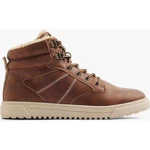 Vty Gevoerde Sneakers Cognac