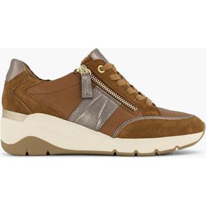 medicus Bruine leren comfort sneaker - Maat 39