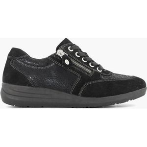 Medicus Leren Sneakers Zwart