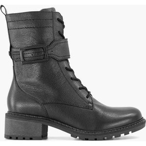 Medicus Leren Veterboots Zwart