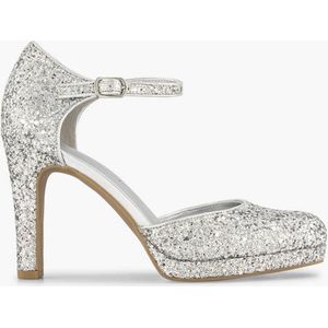 Graceland Pumps met Glitters Zilver