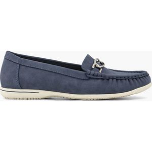 easy street Marineblauwe comfort instapper - Maat 40