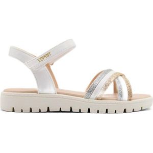 ESPRIT sandalen wit/zilver/goud