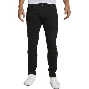Tom Tailor - Troy - Jeans - Zwart - Katoen