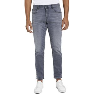 TOM TAILOR - Josh Regular Slim Jeans - Grijs - Denim - Hyperelastisch
