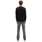 TOM TAILOR - Josh Regular Slim Jeans - Grijs - Denim - Hyperelastisch
