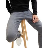 TOM TAILOR - Josh Regular Slim Jeans - Grijs - Denim - Hyperelastisch