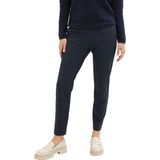 TOM TAILOR - Kanten Sweatshirt - Marineblauw - Viscose en Polyestermix
