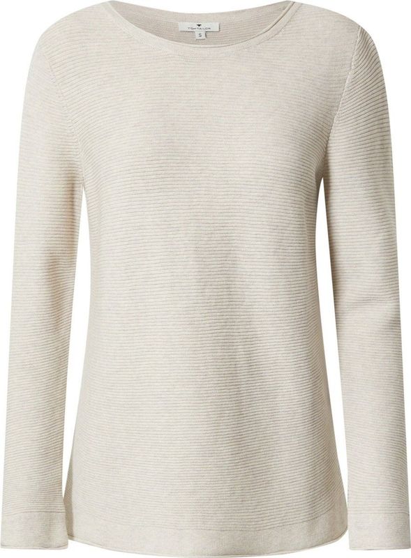 TOM TAILOR Strickpullover in Streifen Stuktur